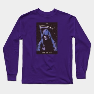 Grim Reaper Death Tarot Card Long Sleeve T-Shirt